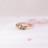 Blue Hydrangea Flower Ring