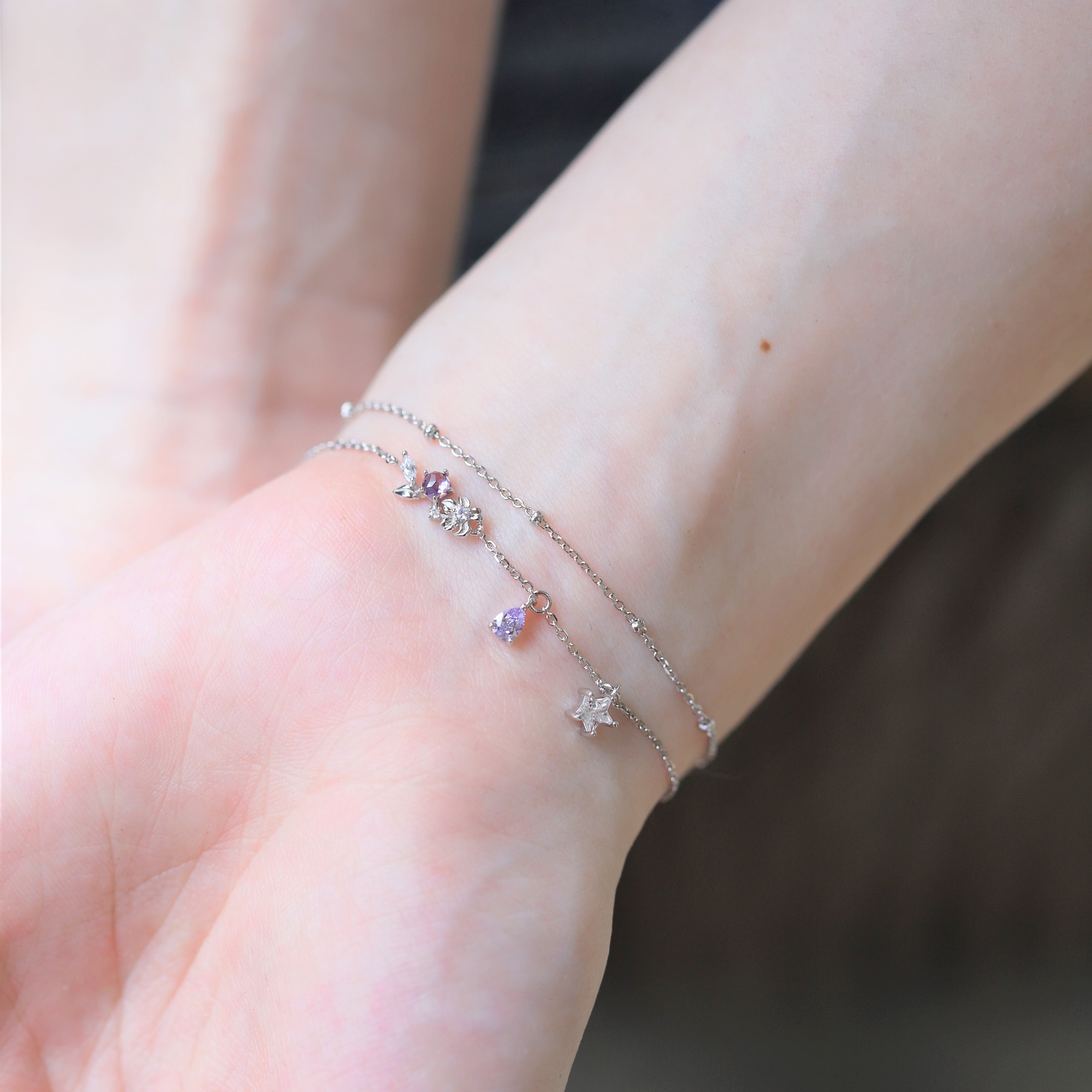 lavender flower bracelet Lavender Flower Bracelet