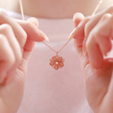 Spinning Flower Necklace