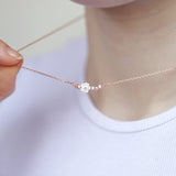 White Sakura Radiance Necklace