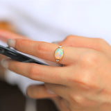 Oval-Shaped Opal Ring 2.0