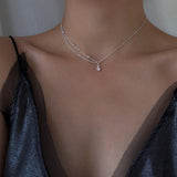 Droplet Layer Necklace