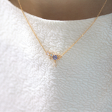 Sparkly Tanzanite Necklace