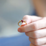Rotary Heart-Shaped Ring