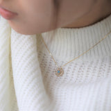 14K Gold Nebula Necklace
