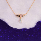 Luna's Embrace Necklace & Earrings Set