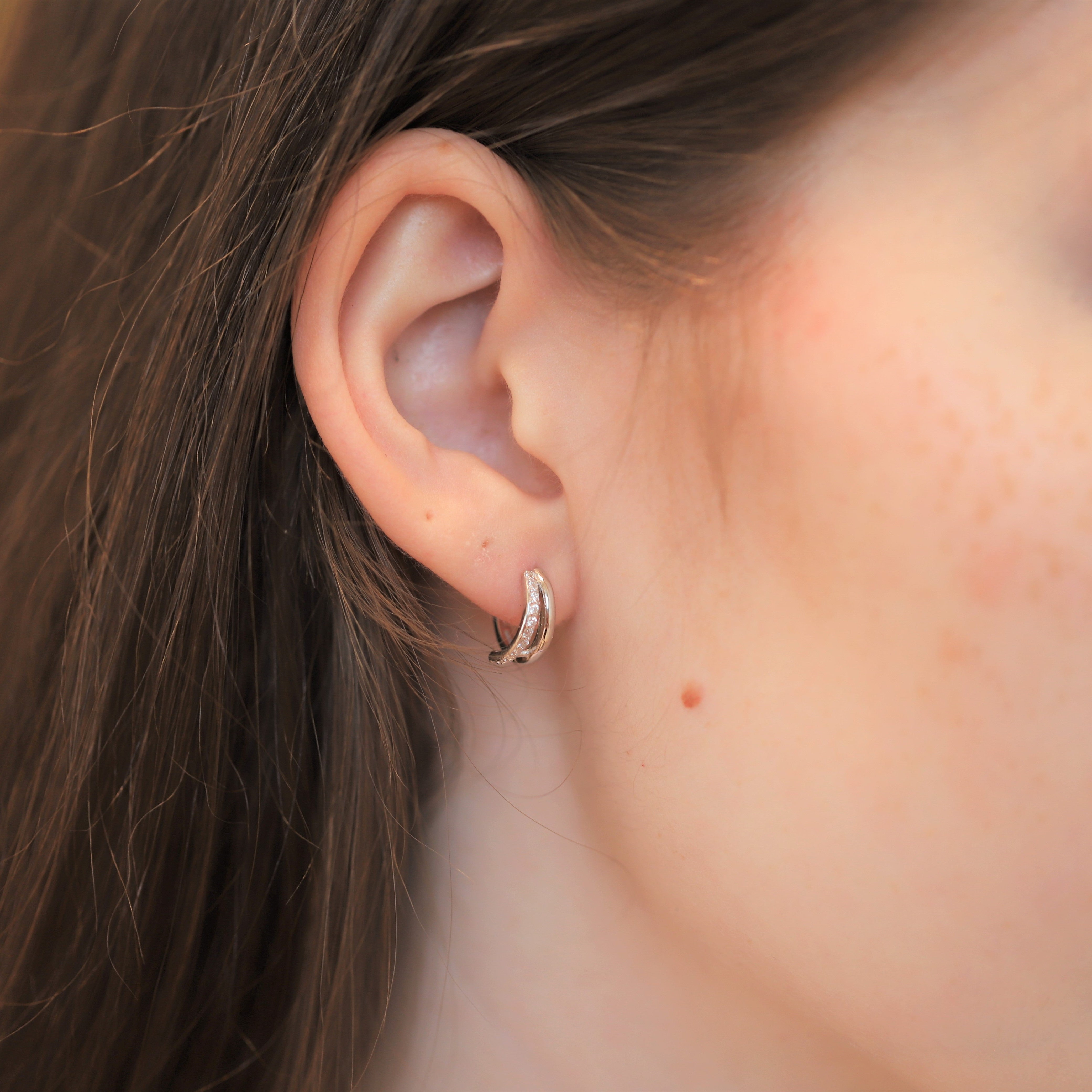 Earloop Earings Double Loop Earrings – d'happy Makers
