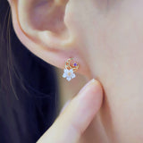 Moonlit Floral Earrings