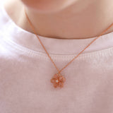 Spinning Flower Necklace