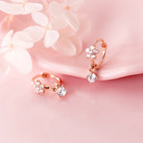 Jasmine Flower Loop Earrings