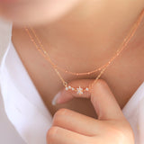 Double Layered Northern Star Necklace