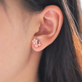 Sakura Flower Ear Clip-On