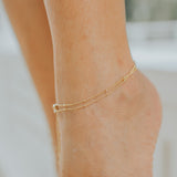Duo Layer Spacer Anklet