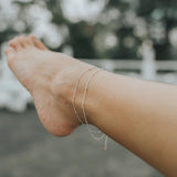 Duo Layer Spacer Anklet