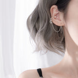 Waning Crescent Moon Ear Threader