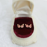 Rhodochrosite Gemstone Earrings