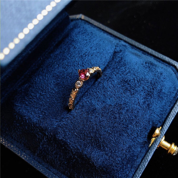Genuine Amethyst Floating Necklace for Women 1.98 Carats White Topaz Red Garnet Multi Gemstone Necklace for Women Multi Color Jewelry Emerald Cut Amethyst Rose Gold Jewelry Gift for Her